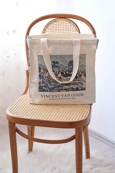 Buka Shops Landscape Van Gogh Tote Bag Canvas Bag