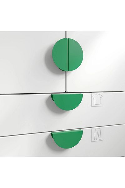 IKEA Mâner BEGRIPA verde 130 mm 2 buc