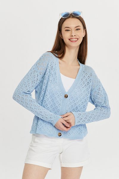 Fanori Woman Cardigan din tricotaje din bumbac de sezon nou