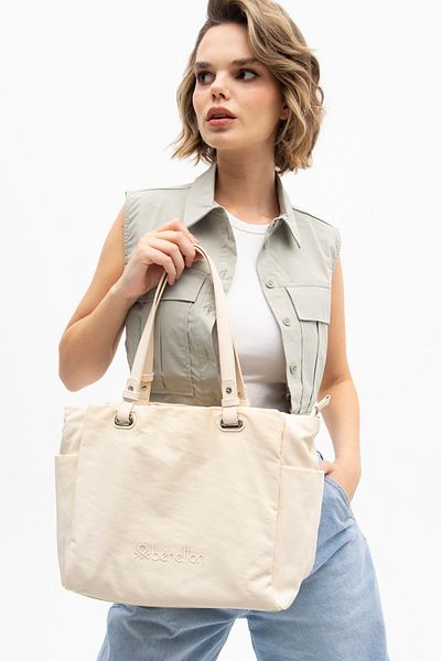 United Colors of Benetton Benetton Women's Beige Handbag - BNT1172