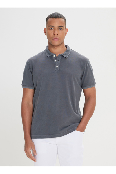 ALTINYILDIZ CLASSICS Antrasit Erkek Polo T-shirt 4a4824200064