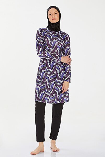 REMSA Lycra Full Covered Hijab Μαγιό Helena 9214 Μαύρο