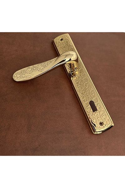 KOLDOOR Titanium ZK19 Signature Handle - Özen Handle, Zamak Mirror, Room Door Handle 1 Set