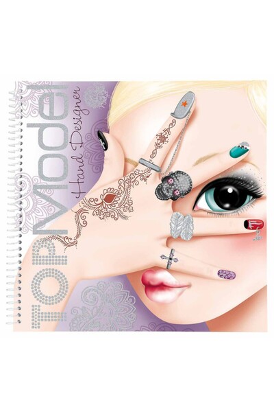 Top Model El Dizayn Boyama Kitabı