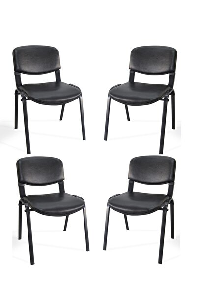 CLK Form Ofis Bekleme Misafir Sandalyesi Koltuğu 4'lü