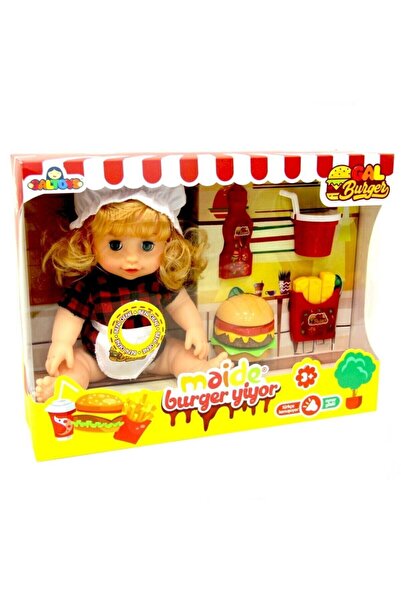 Kanz Maide Burger Yiyor Türkçe Konuşan Bebek