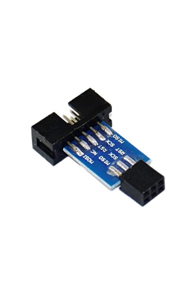 Genel Markalar 10 Pin To 6 Pin Atmel Programlayıcı Çevirici Kartı Arduino Uno R3 Mega 2560 Avrısp Mkıı Usbasp