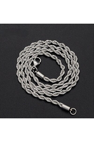 Bylin موديل حبل سلسلة حديد 65 سم 4 مم