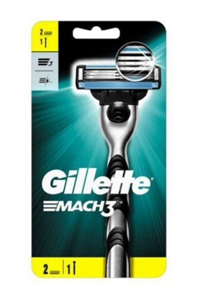 Gillette Mach3 Machine Razor 2 Up + 1 Spare