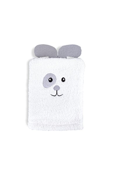 Minteks White Dog Animal Towel Pouch