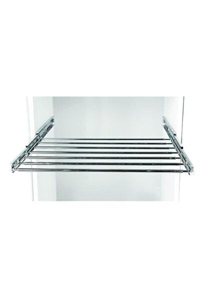 HUZUR Teleskopik Raylı Ayarlı Pantolonluk Dolap Içi 66 Cm Ile 76 Cm Arası