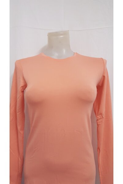 Ece Kadın Bisiklet Yaka Uzun Kollu Body