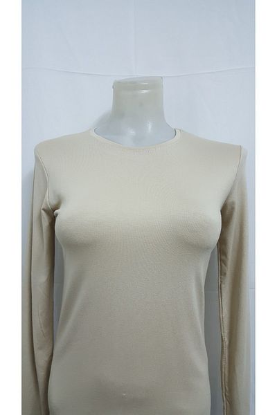 Ece Women's Crew Neck Long Sleeve Badi