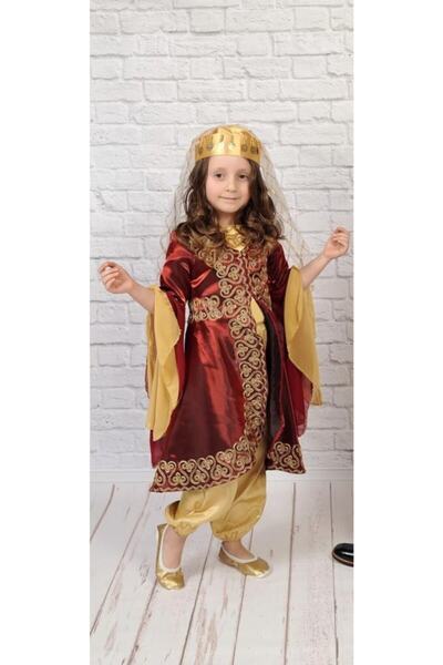 SEDACAN KOSTÜM Bordo kız çocuk bindallı kostüm, şık ve rahat düğün elbisesi seçeneği