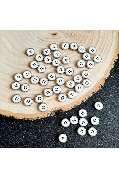 canan dizayn Металізовані поліестерові ґудзики з металевою оправою 12 мм (30 ...