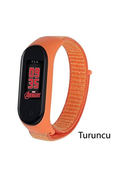 Bilişim Aksesuar Xiaomi Mi Band 3 4 5 6 Hasır Kumaş Örgü Spor Kordon Kayış