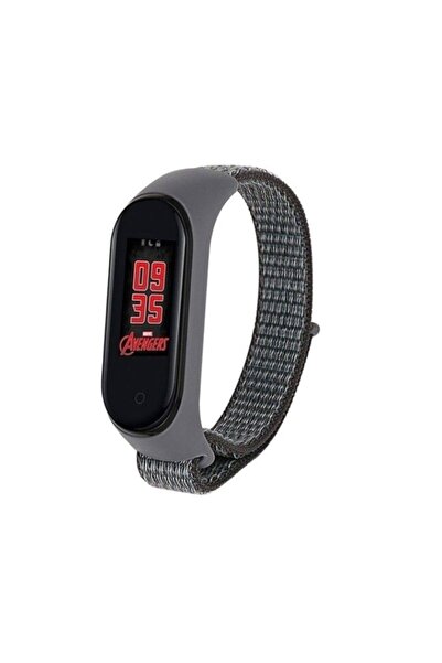 Bilişim Aksesuar Xiaomi Mi Band 3 4 5 6 Hasır Kumaş Örgü Spor Kordon Kayış