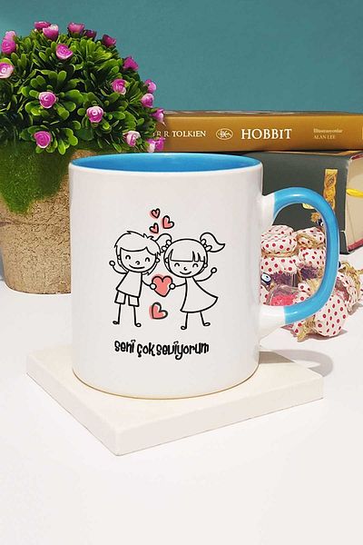 Hedizu I Love You So Much Gift Mug for Lover