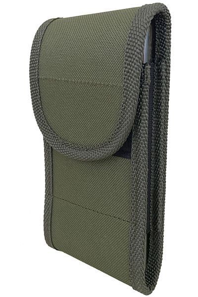 Lederax Ld170 Canvas Fabric Velcro Cover Phone Case Attached to Belt