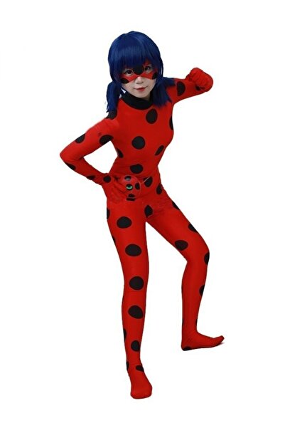 Bkmc Kız Çocuk Kırmızı Mucize Uğur Böceği Kostümü