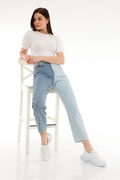 Darkly Jeans Pantaloni blugi Mom Fit cu talie super înaltă