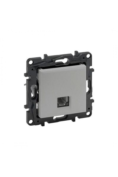Legrand 768239 Raventi Aluminum Rj45 Cat6 Utp Data Socket3414971106901
