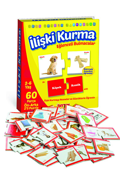 Diytoy İlişki Kurma Eğlenceli Bulmacalar Eğitici Oyuncak Set Puzzle