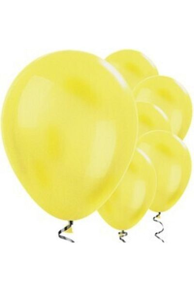 parti sürprizi Yellow Color 10 Latex Balloon