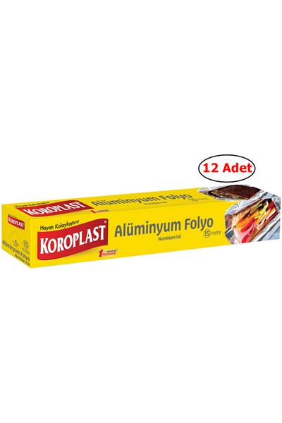 Koroplast Aluminum Foil 15 Meters Set of 12