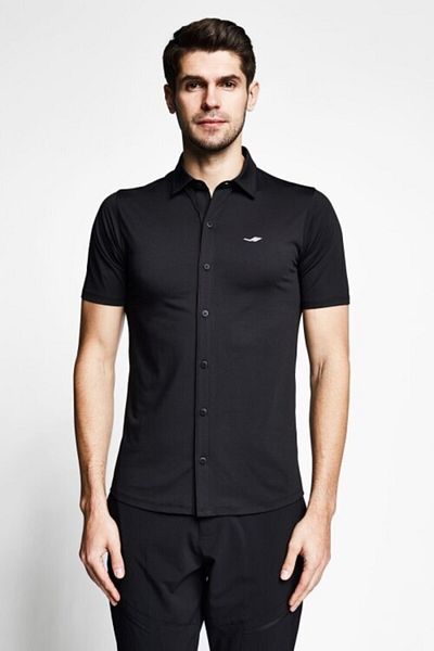 Lescon Herren-Outdoor-Kurzarmhemd 21y-1158-siy