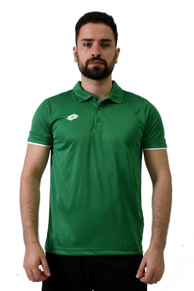 Lotto Men's Green Sports Polo Neck T-shirt
