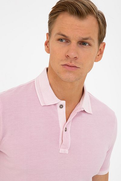 Pierre Cardin Μπλουζάκι με λαιμόκοψη Dusty Rose Slim Fit Polo