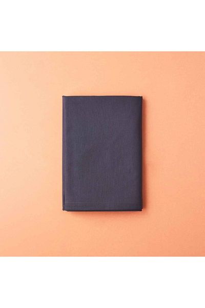 Bella Maison 100% Cotton Ranforce Anthracite King Size Fitted Sheet (180X200 cm)