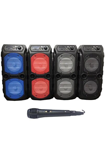 Led Işıklı Bluetooth Hoparllör Taşınabilir Kablosuz Speaker Fm/usb/sd Kart