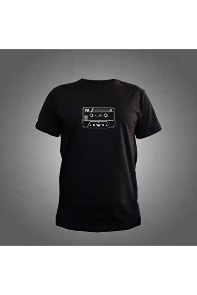 Herşey Nota Casetă Negru tricou Unisex