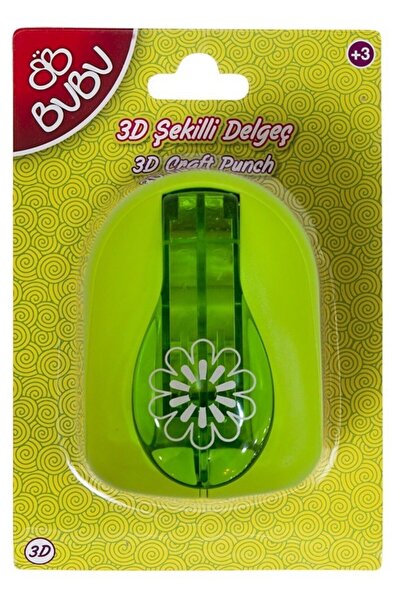 Bubu Bu-bu Şekilli 3d Delgeç Çiçek