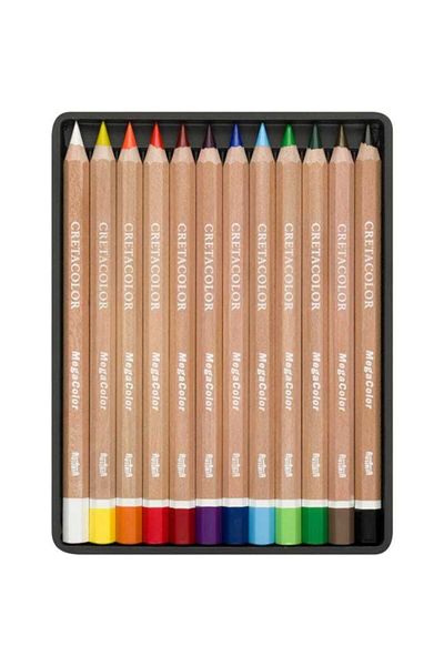 CretaColor Mega Colored Pencil - Set of 12