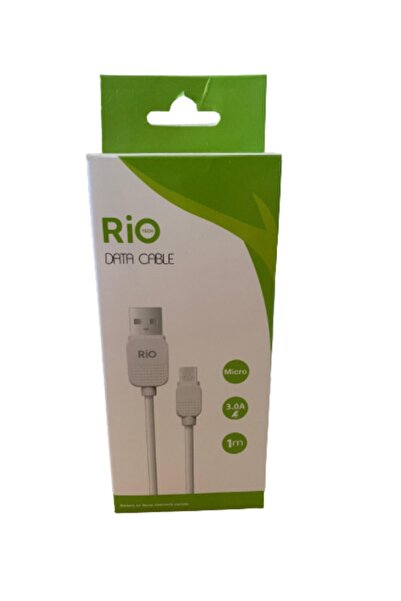 Rio Micro Usb Data Şarj Kablosu 3.0a - 1 Metre