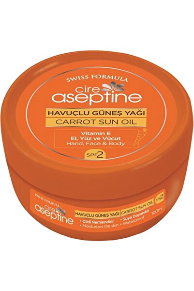 CIRE ASEPTINE 100ml Cire Aceptine - Sun Carrot Sun Oil Jar