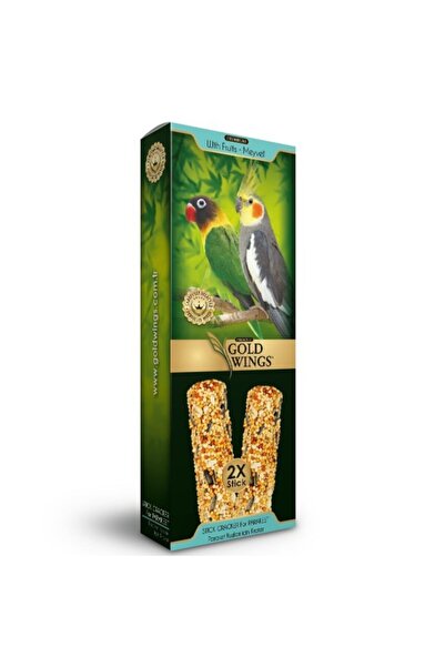 Gold Wings Premium Gwp-013 Paraket Kuşu Krakeri - Meyveli - 2'li