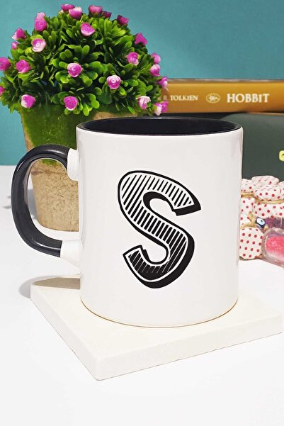 Hedizu Letter Designed S Letter Mug