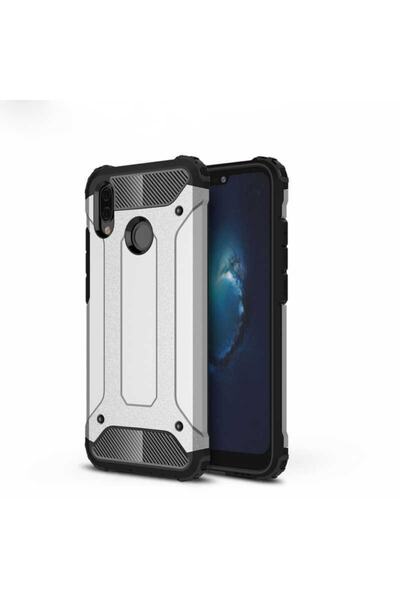 noktaks Huawei P20 Lite - Case Double Layer Protective Tank Case