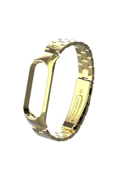 Nezih Case Xiaomi Mi Band 5 Ve 6 Uyumlu Metal Baklalı Klipsli Kordon