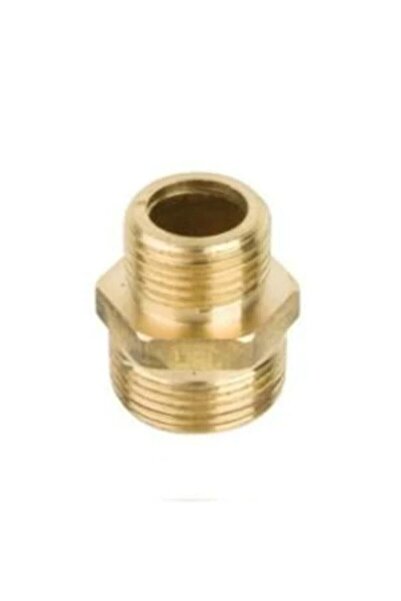 AKSUFEZ Sarı Nipel 3/8 1/2 Reduksiyon