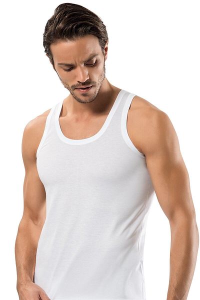 Dagi Men's White Micro Modal Undershirt Original D4000