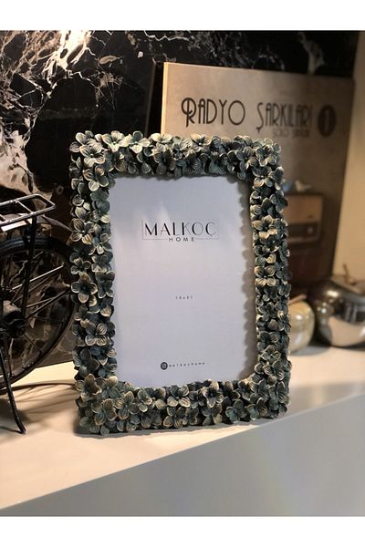 MALKOÇ HOME Mildew Green Daisy Frame - 15X20