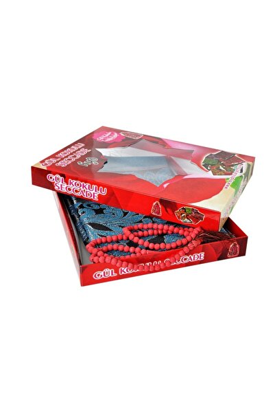 Hyd Mevlüt Hediyesi Gül Kokulu Seccade Hediyelik Kutusunda Gül Kokulu Tesbih Hediyeli