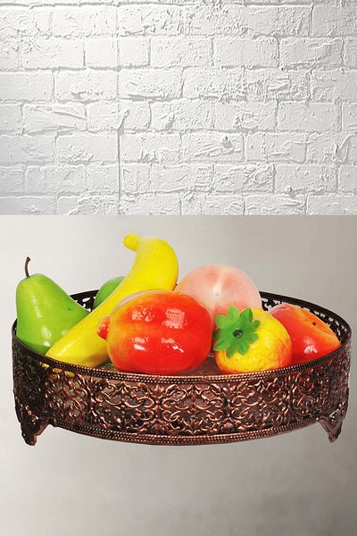 VENON Güven Chandelier Tray, fruit holder Hira 280 Black Copper Patina 0053385