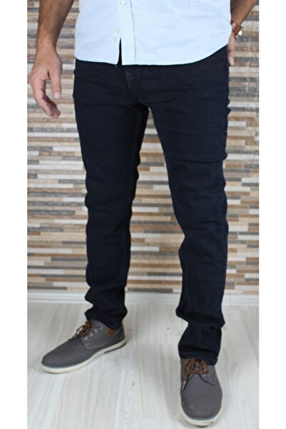 Bilgiçler Erkek Klasik Kesim Kot Pantolon Lacivert
