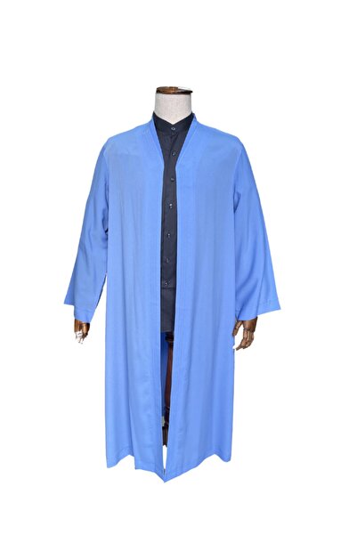 tayyipgiyim Namaz Cübbesi - Havai Mavi - Buhara Yaka